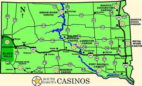 sd casino map - south dakota casinos